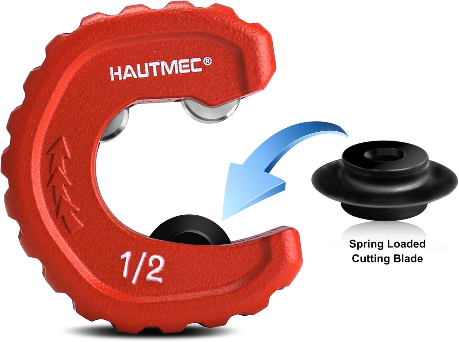 Professional Copper Tube Cutter: 1/2" Max Capacity, Cuts Copper, Aluminum & Brass Pipe 3 Professional Copper Tube Cutter: 1/2" Max Capacity, Cuts Copper, Aluminum & Brass Pipe - Image 3