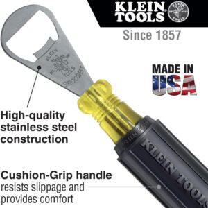 USA-Made Klein Tools Bottle Opener | Durable Stainless Steel | Keychain Friendly