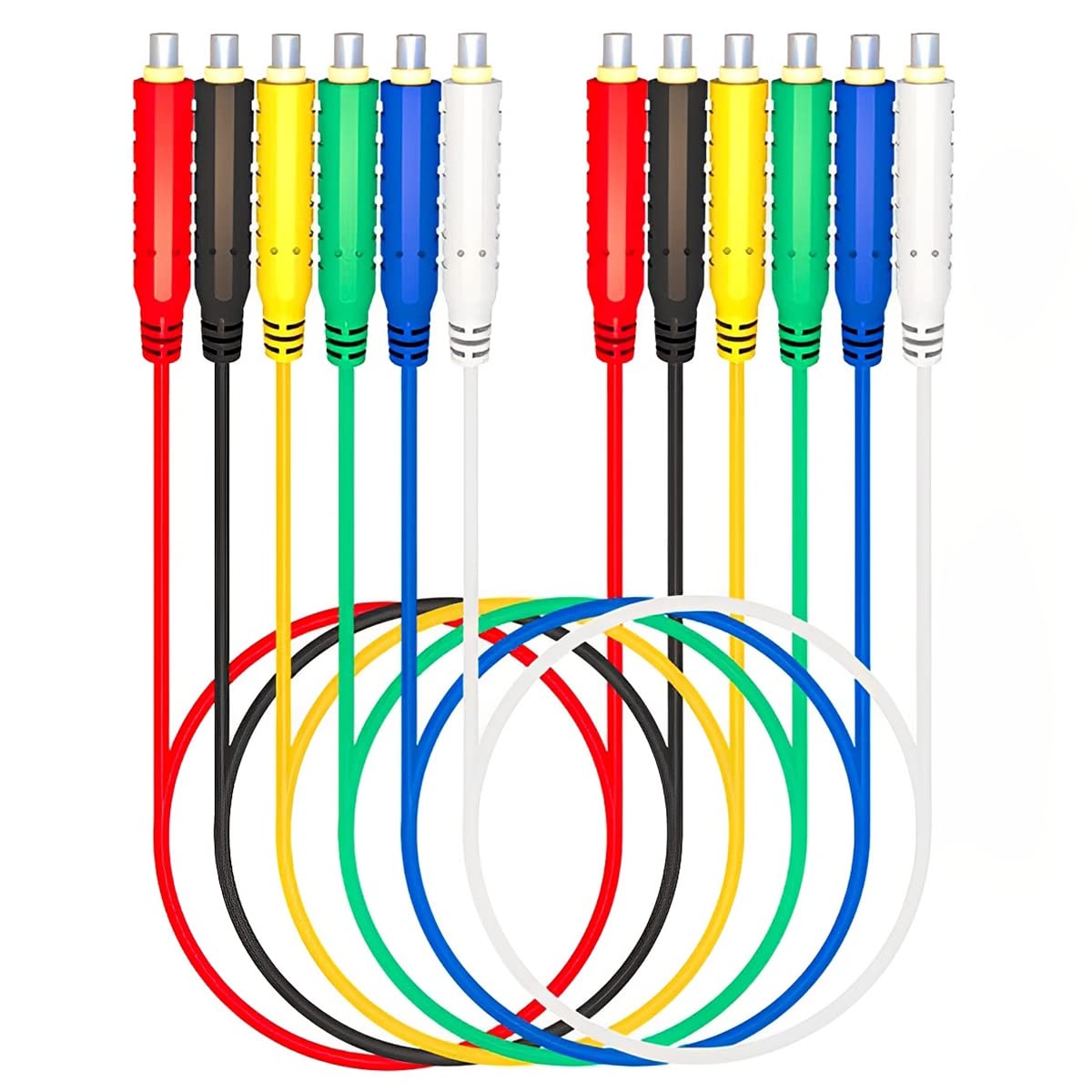 Pro Magnetic Test Leads: Flexible 6pc Silicone Jumper Wires for HVAC Sensors 30V/5A 1 hvac tools jumper