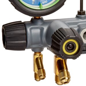 Hilmor Pro HVAC 4-Valve Aluminum Manifold Gauge Set HP22 R407C R410A