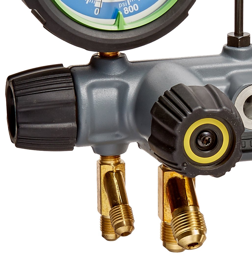 Hilmor Pro HVAC 4-Valve Aluminum Manifold Gauge Set HP22 R407C R410A 2 Hilmor Pro HVAC 4-Valve Aluminum Manifold Gauge Set HP22 R407C R410A - Image 2