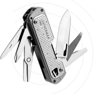 Leatherman FREE T4: Versatile EDC Multitool, One-Hand Open, USA-Made Stainless Steel