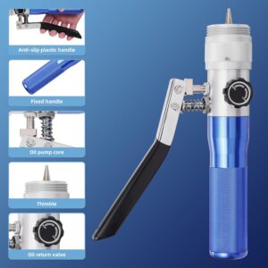 Professional HVAC Hydraulic Tube Expander Kit: 11 Heads for 3/8-5 1/8″ Copper