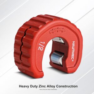 Professional Copper Tube Cutter: 1/2″ Max Capacity, Cuts Copper, Aluminum & Brass Pipe