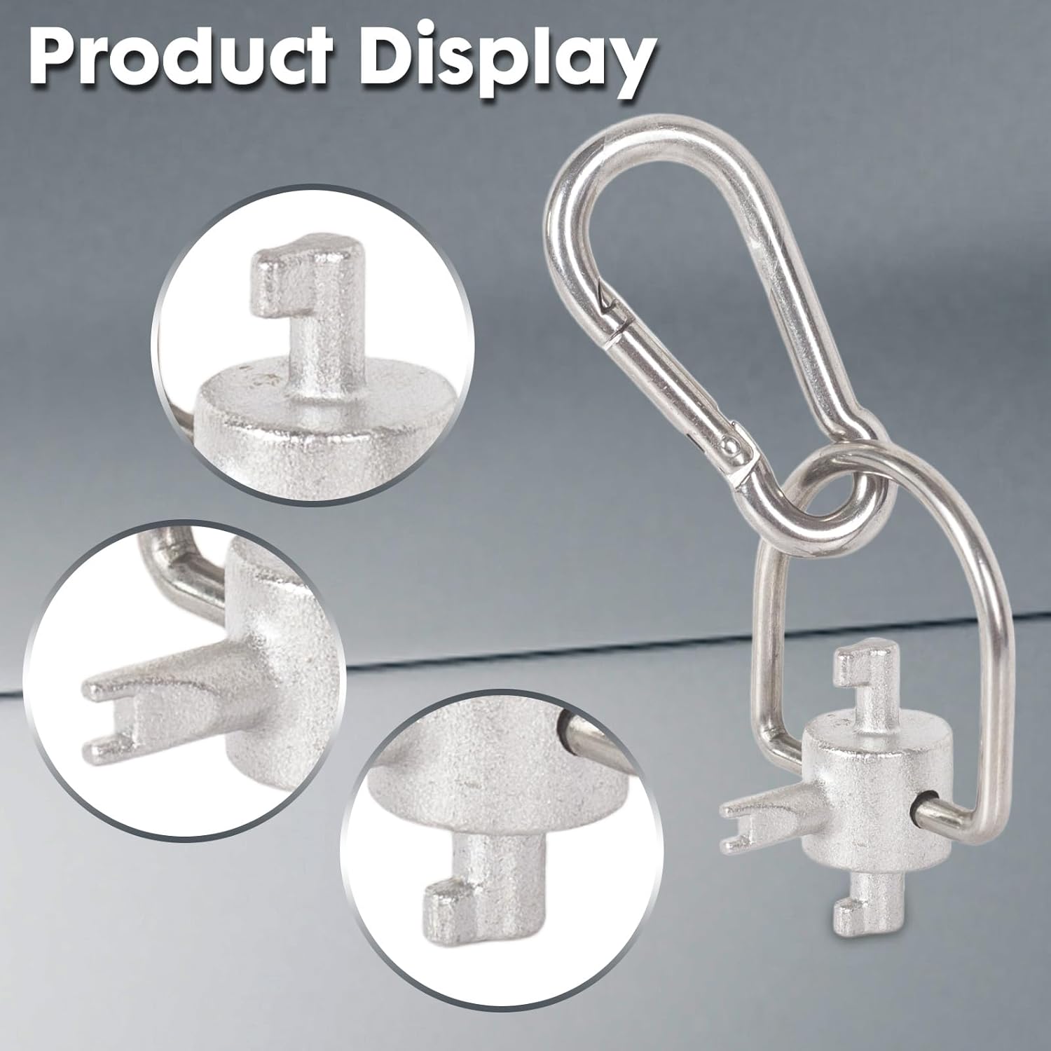 HVAC Refrigerant Key Tool | 410A R22 Safety Cap Opener | Multi-Purpose 3 HVAC Refrigerant Key Tool | 410A R22 Safety Cap Opener | Multi-Purpose - Image 3