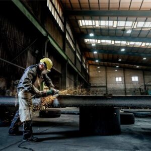 Metabo 9″ Pro Angle Grinder: 15A Power, Lock-On Trigger, 6600 RPM W24-230