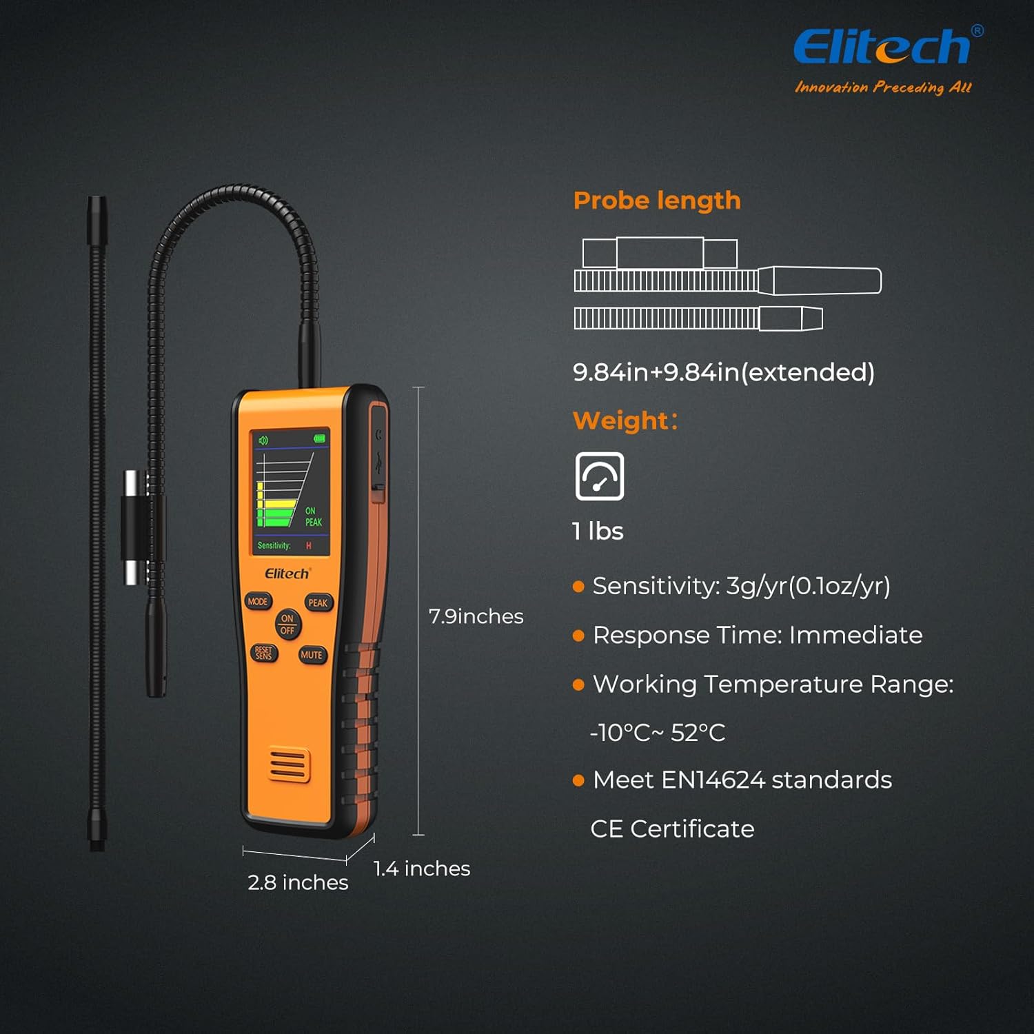 Advanced HVAC Halogen Gas Leak Detector with Infrared & Heated Diode Sensors 6 Advanced HVAC Halogen Gas Leak Detector with Infrared & Heated Diode Sensors - Image 6