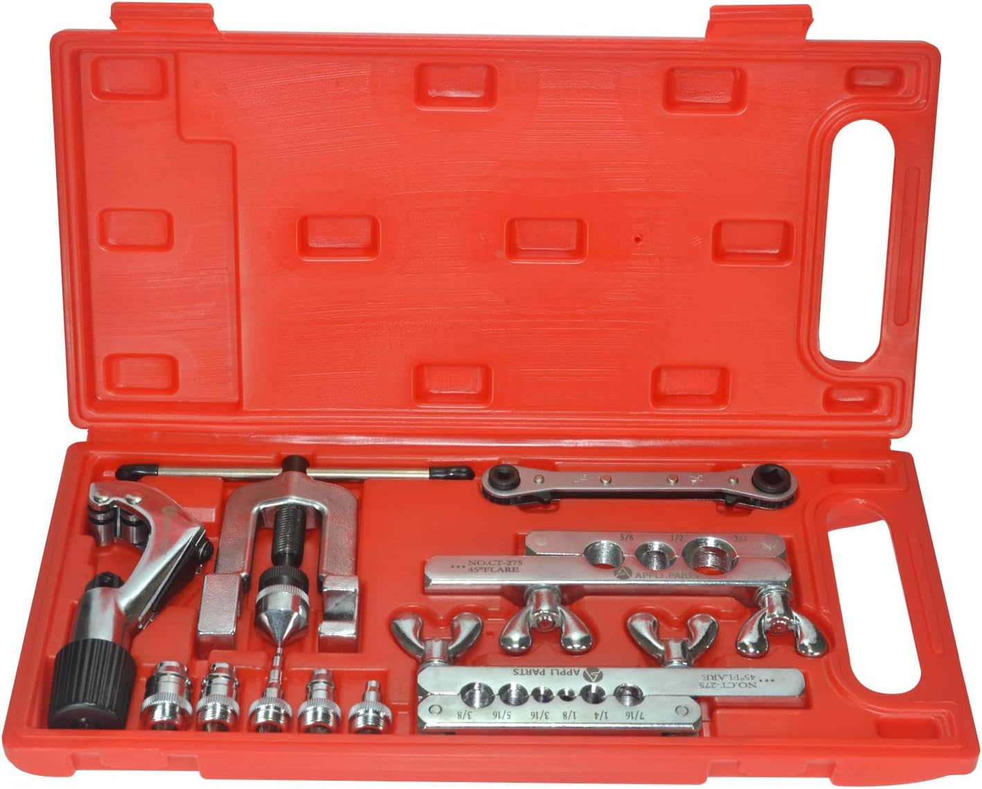 Professional HVAC Pipe Flaring Tool Kit - Copper, Aluminum, Plastic Tube Cutter 1 hvac tools flaring tool