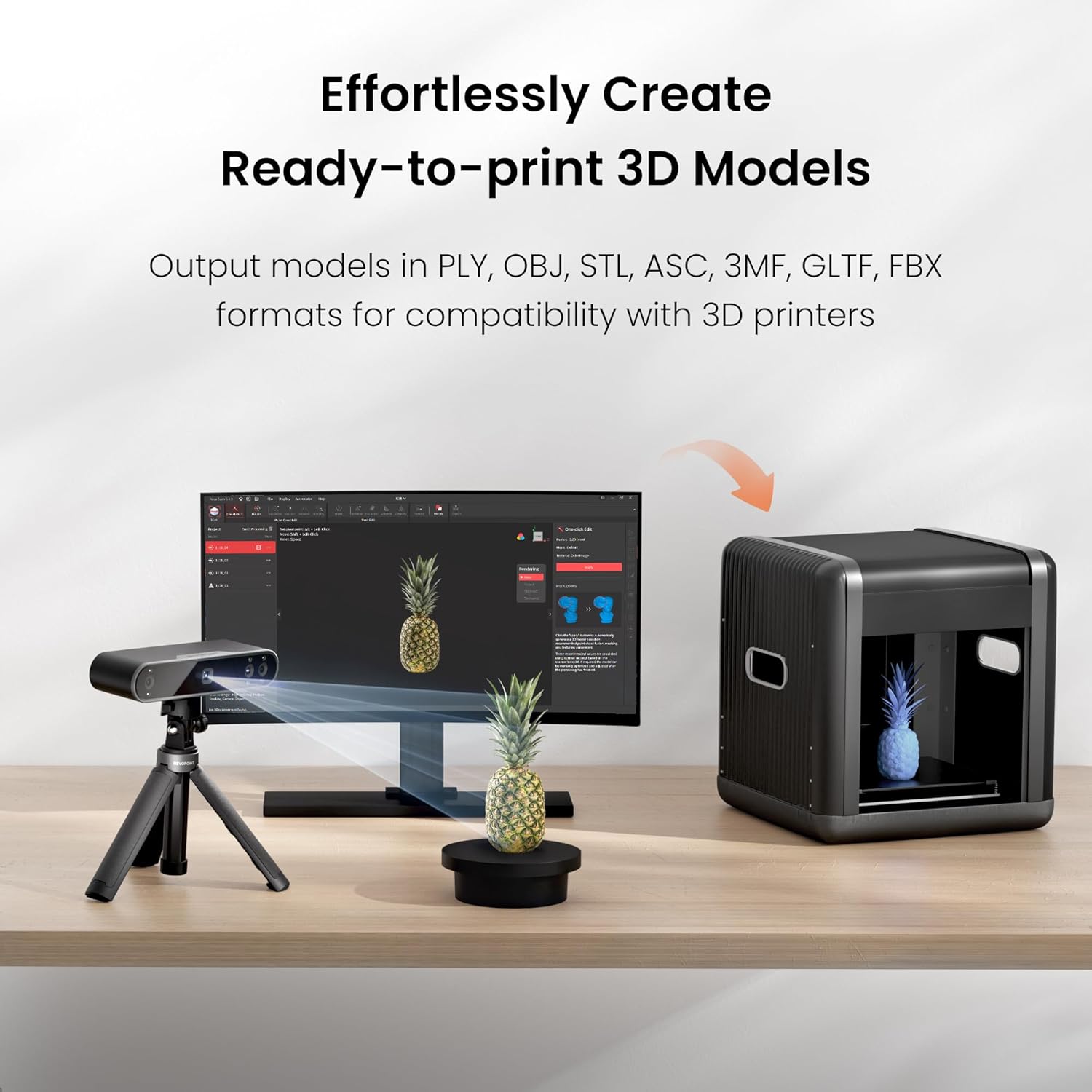 Revopoint POP3 Plus: High-Precision 0.04mm 3D Scanner for Printing 9 Revopoint POP3 Plus: High-Precision 0.04mm 3D Scanner for Printing - Image 9