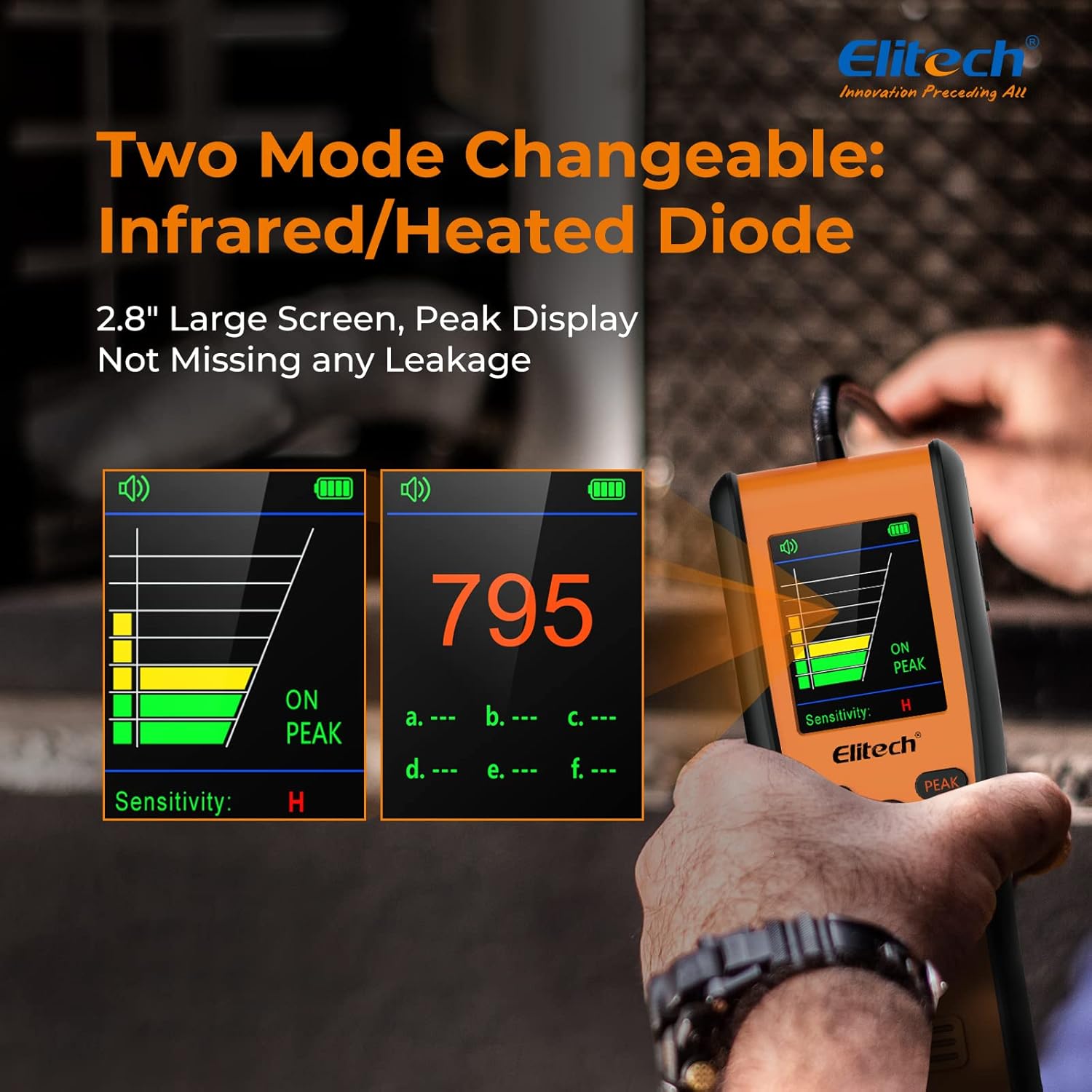 Advanced HVAC Halogen Gas Leak Detector with Infrared & Heated Diode Sensors 4 Advanced HVAC Halogen Gas Leak Detector with Infrared & Heated Diode Sensors - Image 4