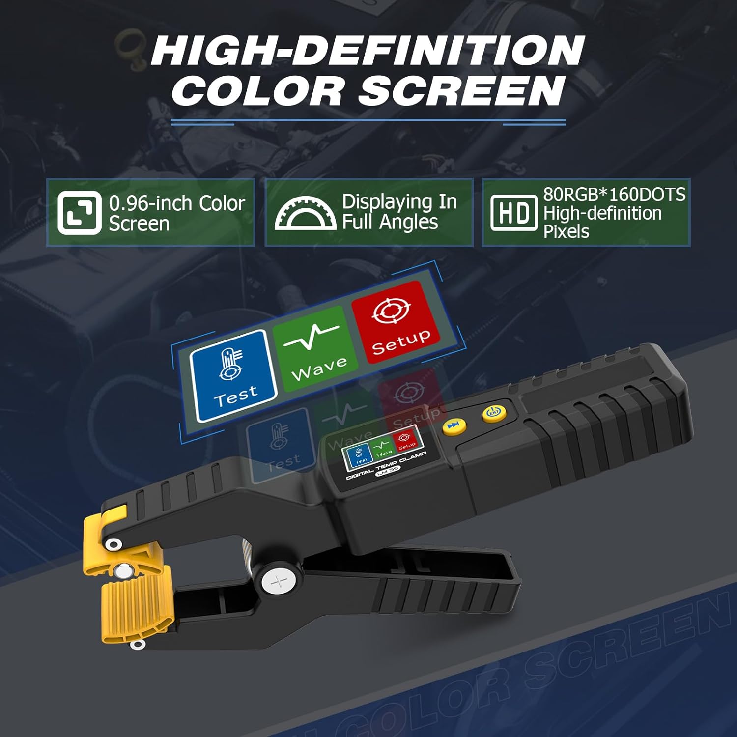 Professional HVAC Digital Thermometer Clamp Meter | Precise Temp Measurement -50~260℃ 6 Professional HVAC Digital Thermometer Clamp Meter | Precise Temp Measurement -50~260℃ - Image 6