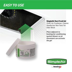 HVAC Air Duct Freshener & Deodorizer | Non-Toxic Odor Eliminator | Fresh Clean Air