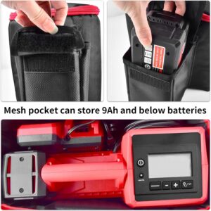 Milwaukee M18 Inflator Case: Durable Battery Storage Bag for Portable Air Compressor Accessories
