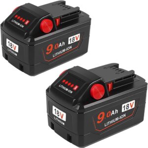 9.0 Ah Replacement for Milwaukee M - 18 Battery (9.0AH-2P)