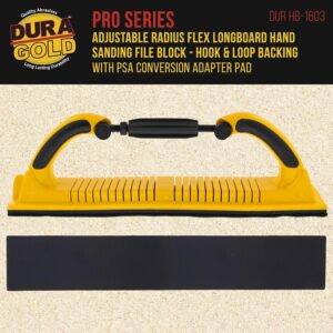 Dura-Gold Pro Flex Longboard Sanding Block: Adjustable Radius System