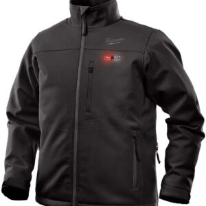 Milwaukee Jacket M12 12V Lithium-Ion Heated Front and Back Heat Zones - Battery Not Included (Large, Black)