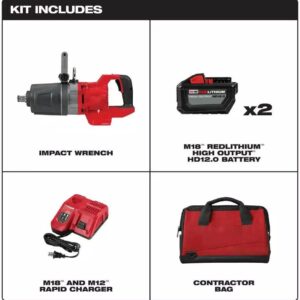 Milwaukee M18 1″ D-Handle Impact Wrench – High Torque Powerhouse Kit