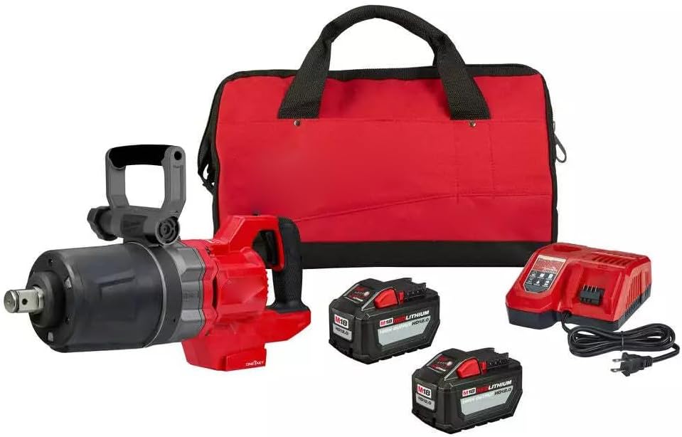 Milwaukee M18 1" D-Handle Impact Wrench - High Torque Powerhouse Kit 1 1 Inch Impact High Torque, Impact Gun, Torque Wrench, for Milwaukee 2868-22HD M18 1 inch D-Handle High Torque Impact Wrench Kit