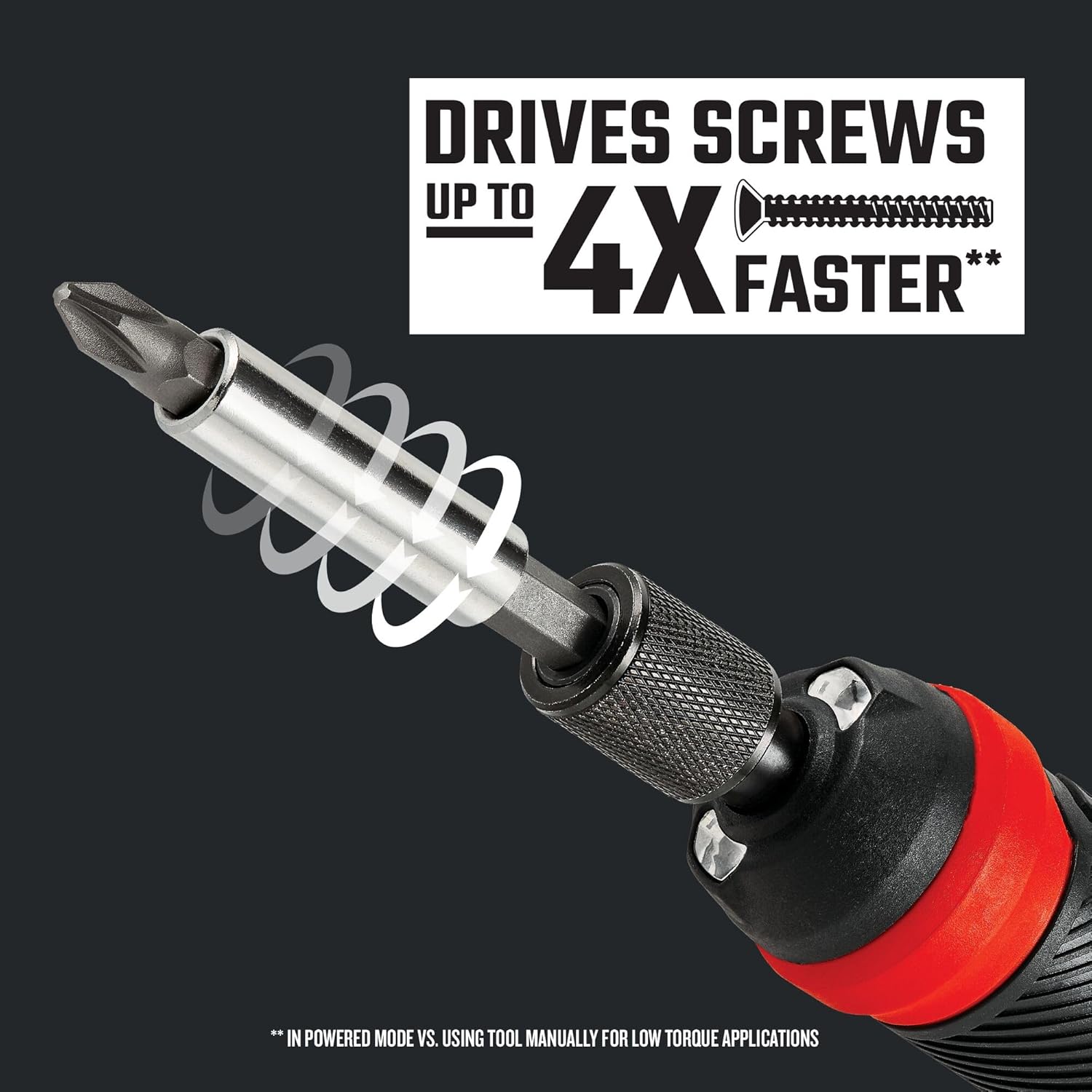 Craftsman 4V Cordless Electric Screwdriver Kit w/ LED Battery Indicator 4 Craftsman 4V Cordless Electric Screwdriver Kit w/ LED Battery Indicator - Image 4