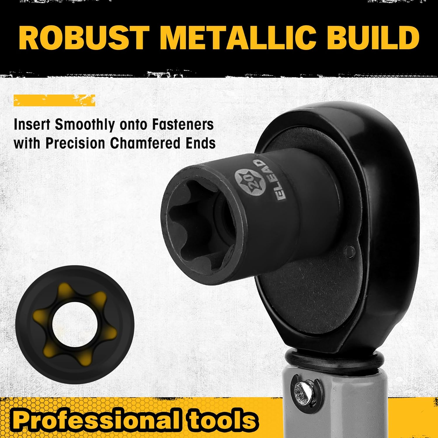 Professional Torx Bit Socket Set 31-PC | Complete T8-T70 & E4-E24 Mechanic Tool 3 Professional Torx Bit Socket Set 31-PC | Complete T8-T70 & E4-E24 Mechanic Tool - Image 3