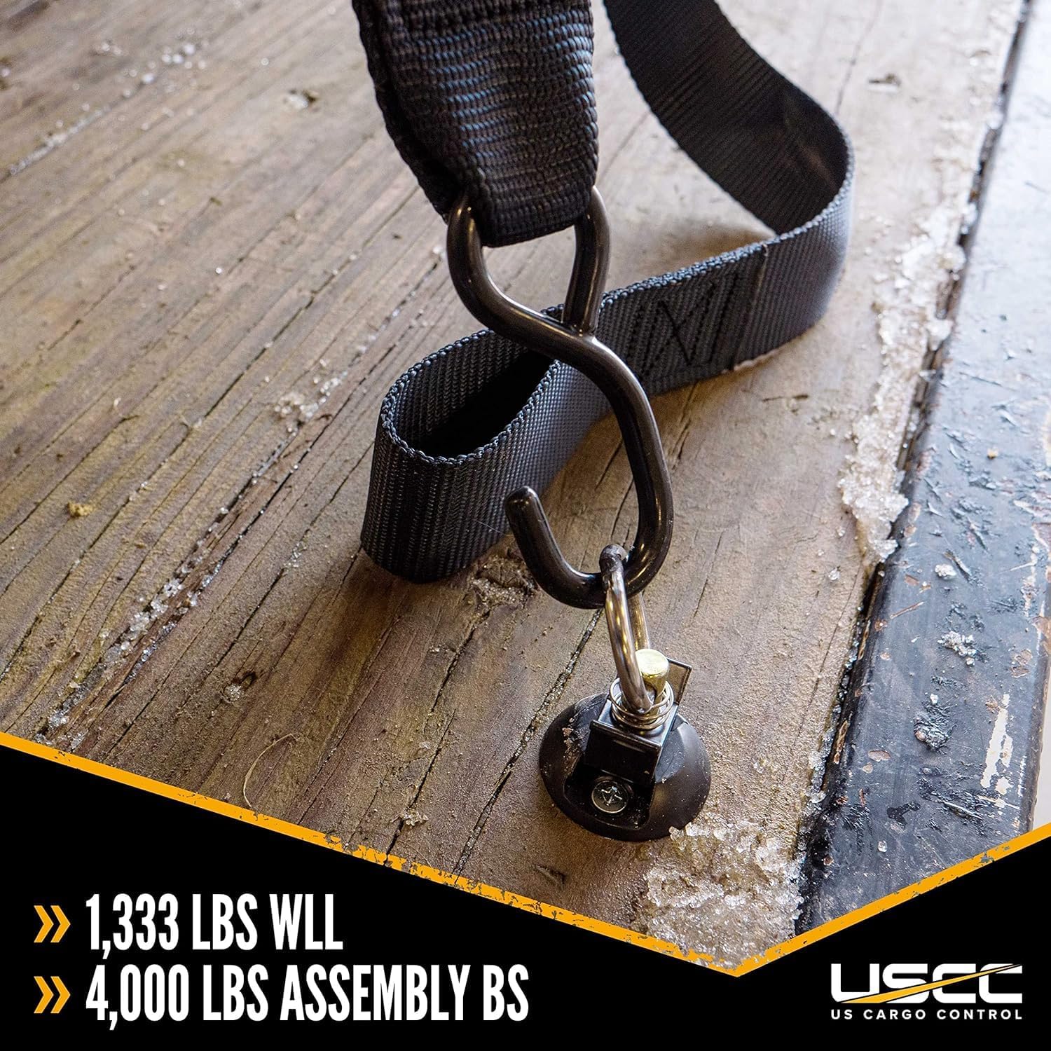 Heavy-Duty L Track Tie Down Kit for UTV ATV Motorcycle Cargo Anchors 8 Heavy-Duty L Track Tie Down Kit for UTV ATV Motorcycle Cargo Anchors - Image 8