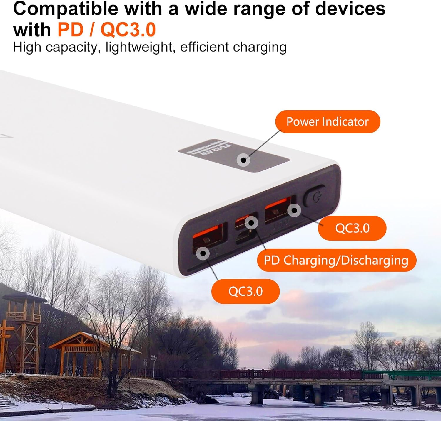 10000mAh 7.4V Heated Jacket Battery for ORORO Venustas w/PD Charger 5 10000mAh 7.4V Heated Jacket Battery for ORORO Venustas w/PD Charger - Image 5