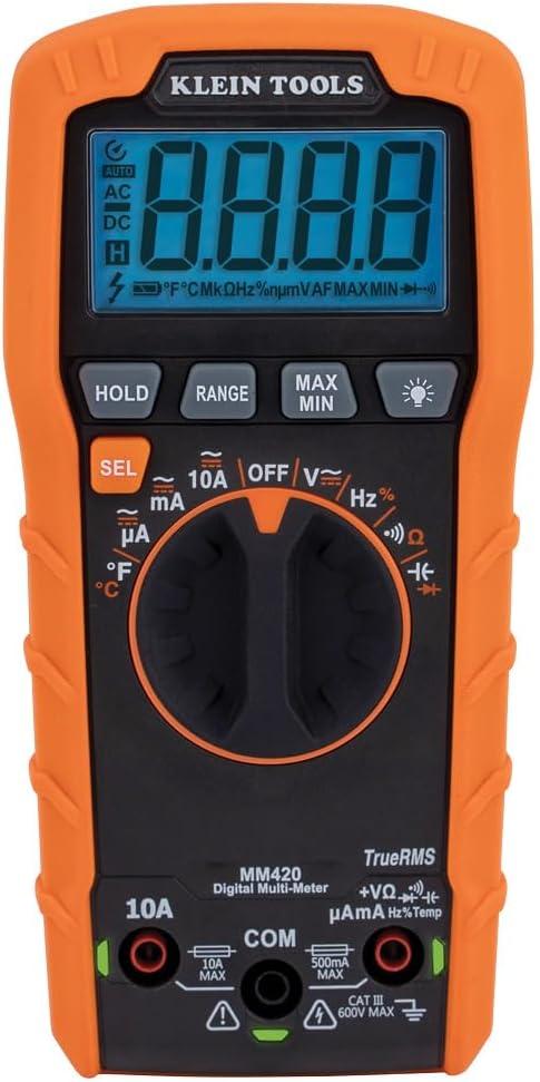 Our Review: Klein Tools MM420 Digital Multimeter with TRMS Accuracy 1 Our Review: Klein Tools MM420 Digital Multimeter with TRMS Accuracy