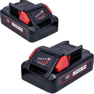 5.0Ah M18 Battery Replacement for Milwaukee M18 Battery 48-11-1850 48-11-1860 2 Pack,Compatible with Milwaukee 18V Cordless Power Tools Lithium Battery
