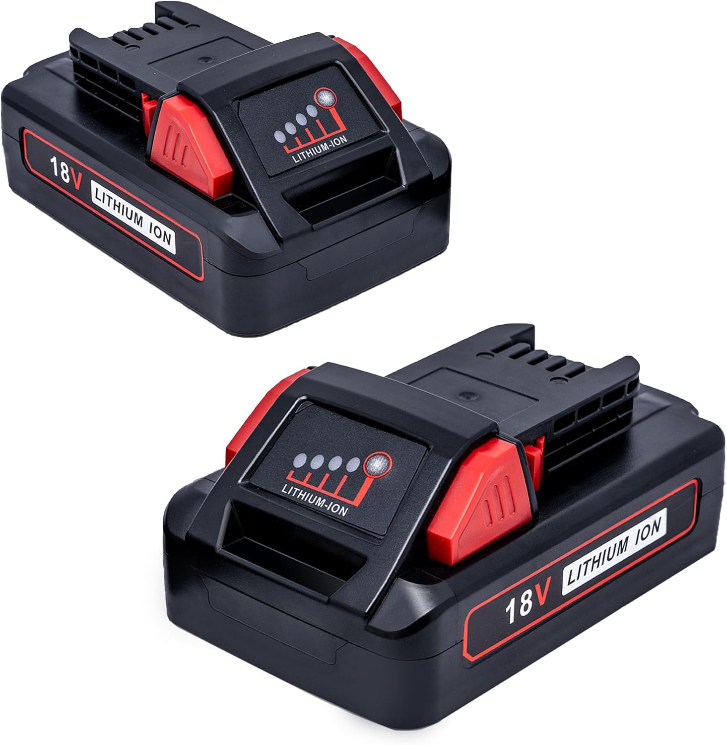 Milwaukee M18 5.0Ah Battery 2-Pack | Replacement High Capacity Lithium Ion Tool Battery 1 5.0Ah M18 Battery Replacement for Milwaukee M18 Battery 48-11-1850 48-11-1860 2 Pack,Compatible with Milwaukee 18V Cordless Power Tools Lithium Battery