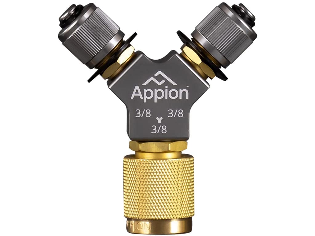 Appion SPDY38 3/8" Speed-Y MegaFlow HVAC Refrigerant Recovery Manifold Tool 1 hvac tools tee
