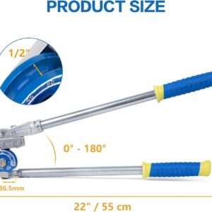 Professional 1/2″ Tube Bender | Heavy Duty HVAC Copper Pipe Bending Tool