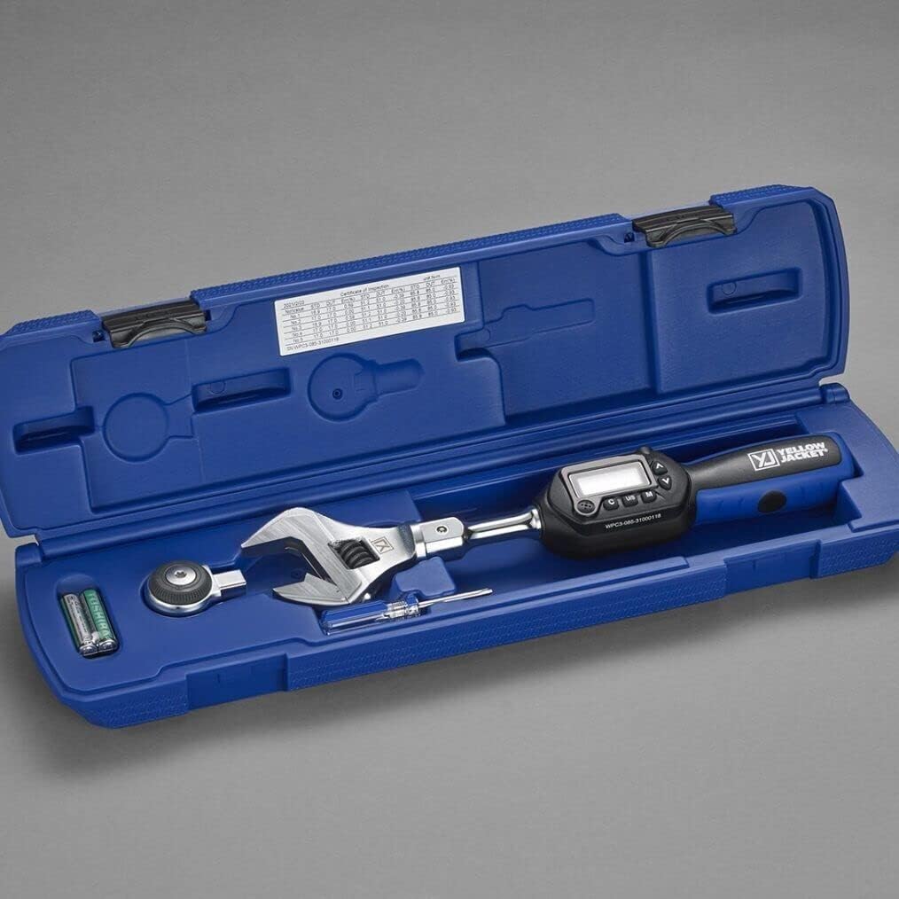 Professional Digital Torque Wrench 1/2" Drive Precision Ratchet Adjustment Tool 1 hvac tools yellow jacket