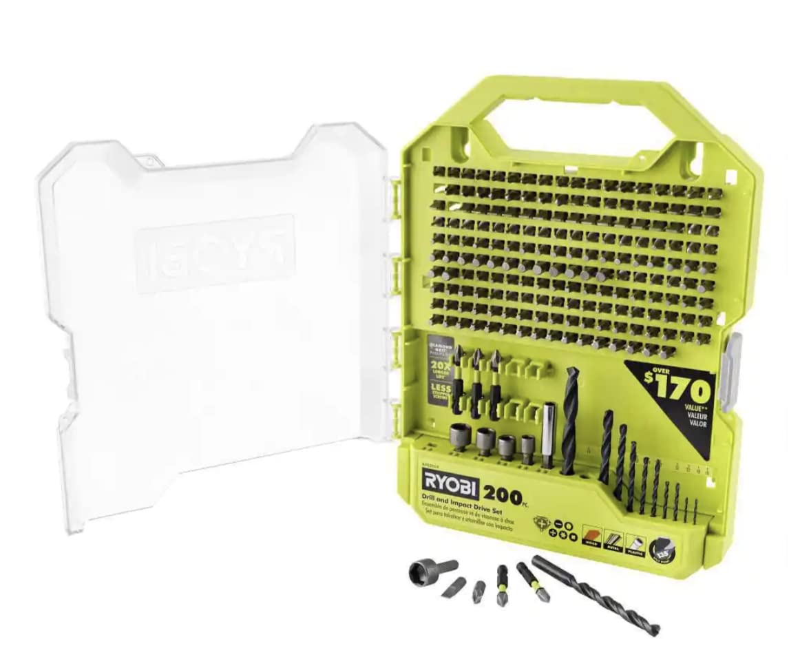 Unleashing Power: RYOBI 200-Piece Drill & Impact Set Review 5 Unleashing Power: RYOBI 200-Piece Drill & Impact Set Review - Image 5