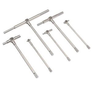 Beslands 6-Piece Precision Telescoping Bore Gauge Set 5/16″-6″ Range