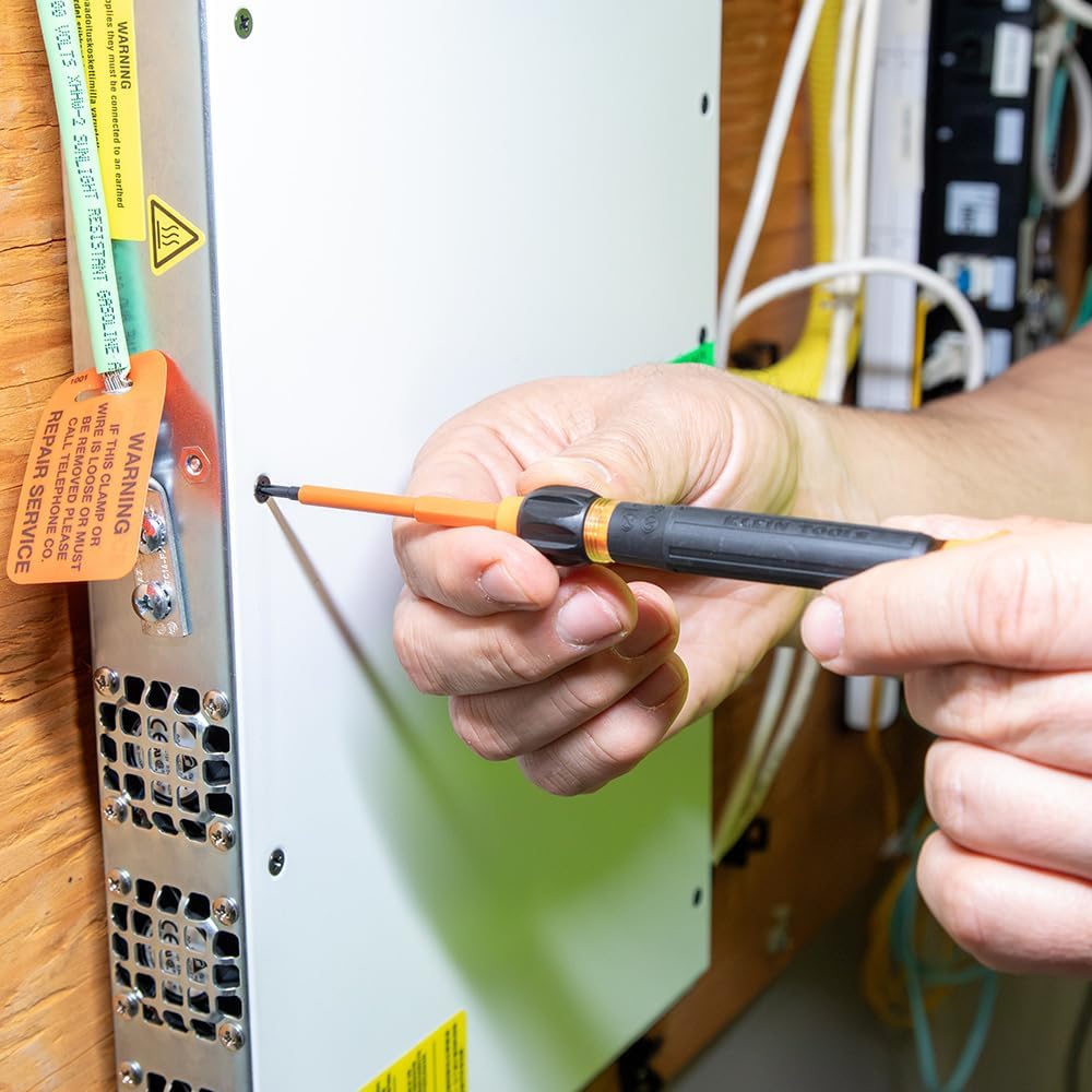 Klein 8-in-1 Insulated Precision Screwdriver Set 1000V Electrical Safety Bits 5 Klein 8-in-1 Insulated Precision Screwdriver Set 1000V Electrical Safety Bits - Image 5