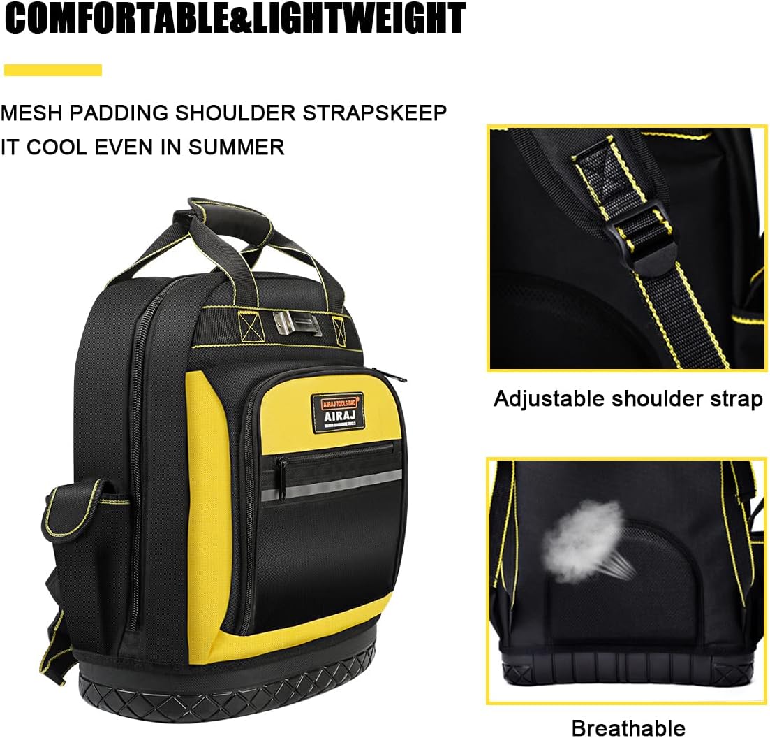 AIRAJ Waterproof Tool Backpack: Heavy-Duty Support for Electricians 5 AIRAJ Waterproof Tool Backpack: Heavy-Duty Support for Electricians - Image 5