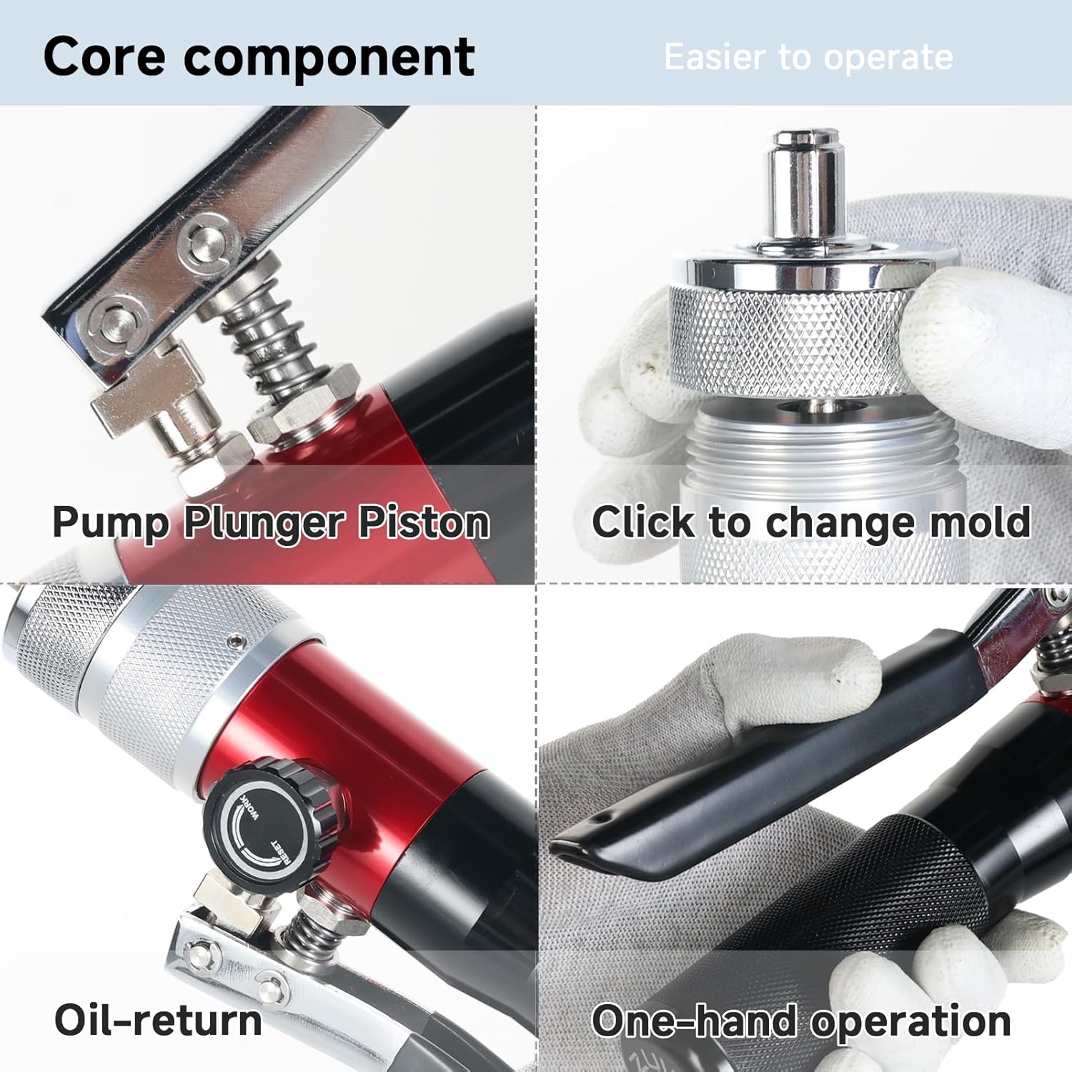 HVAC Hydraulic Tube Expander Kit: 7-Size Copper Pipe Swaging Tool Set 7 HVAC Hydraulic Tube Expander Kit: 7-Size Copper Pipe Swaging Tool Set - Image 7