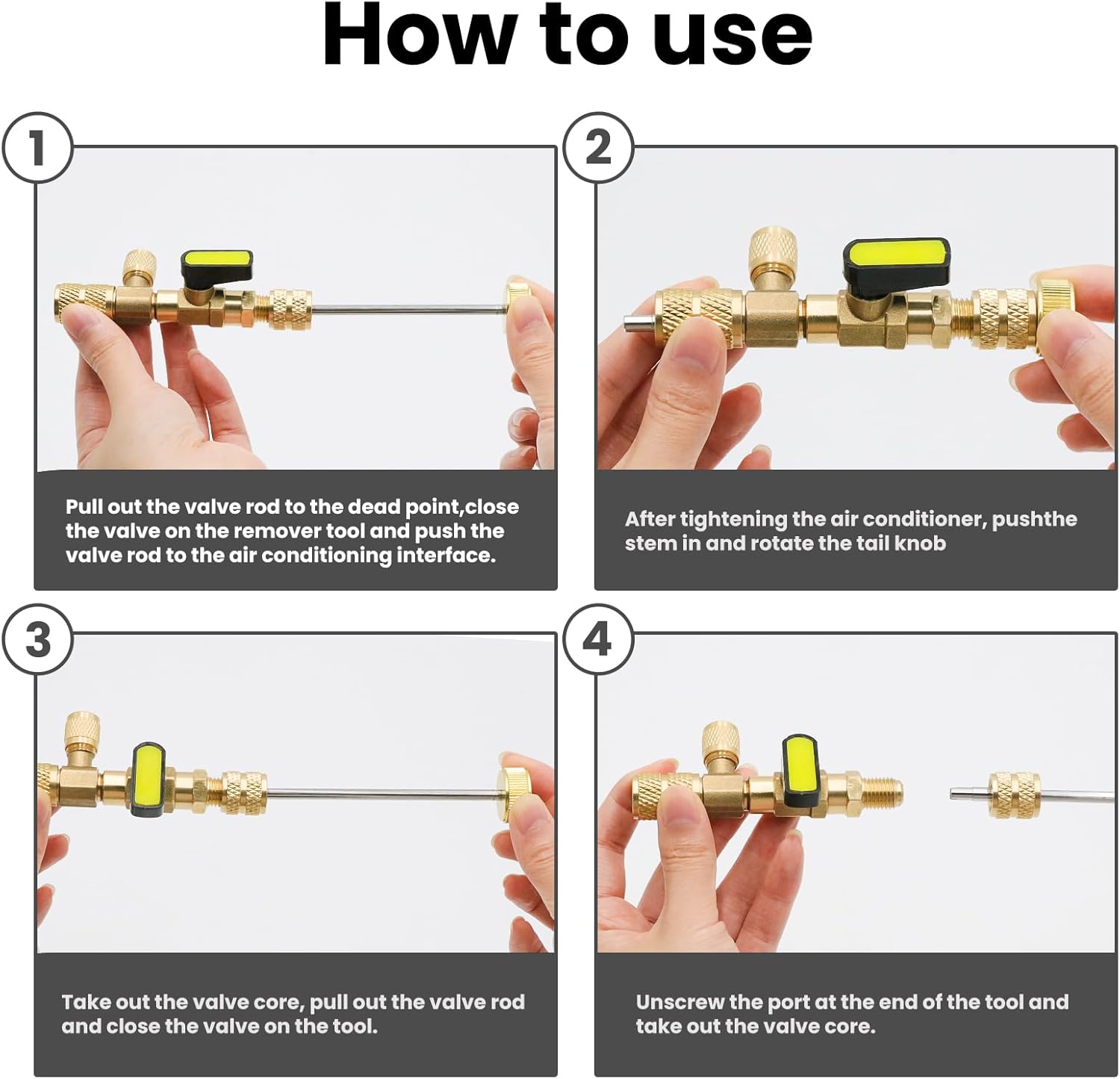 Professional HVAC Valve Core Removal Tool | Dual Size SAE | 20 Cores Included 6 Professional HVAC Valve Core Removal Tool | Dual Size SAE | 20 Cores Included - Image 6