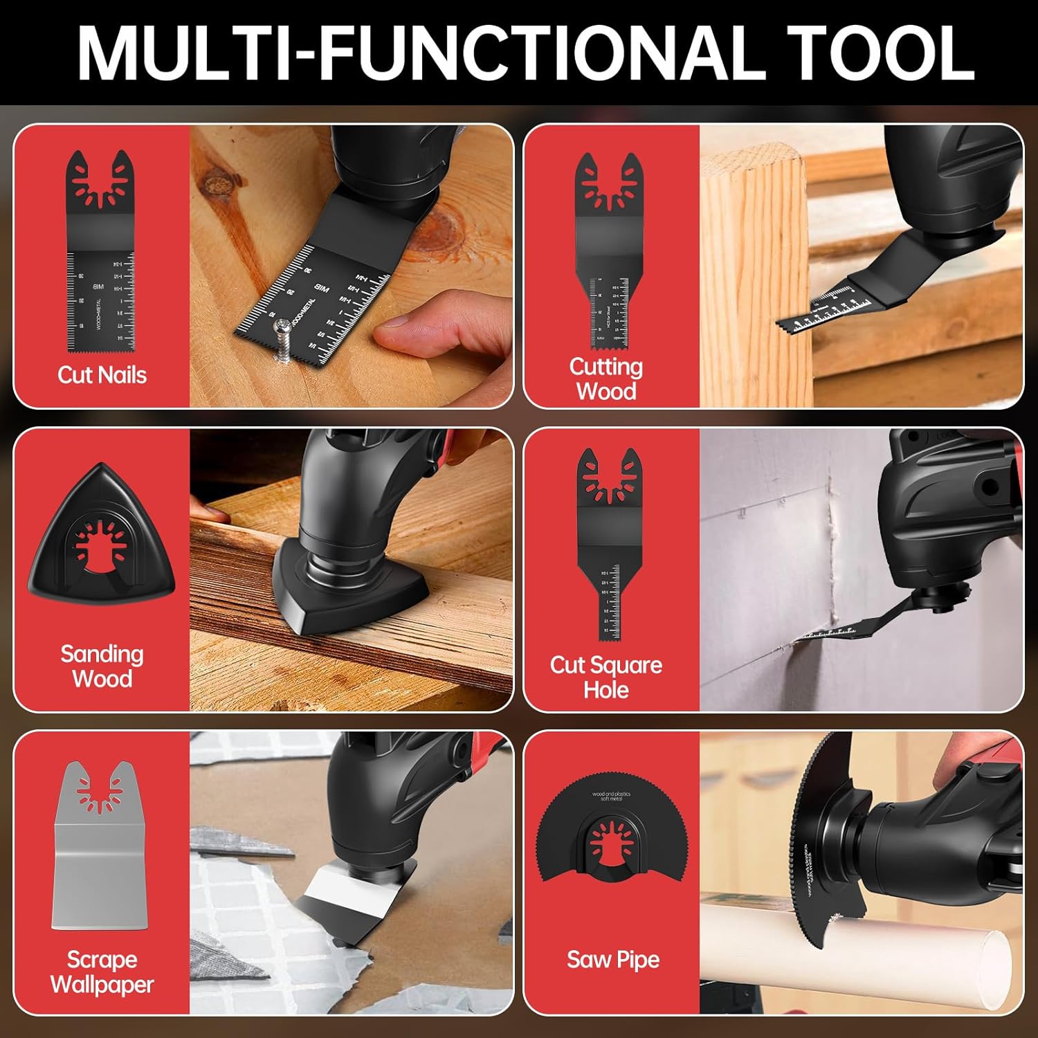 Milwaukee 18V Cordless Oscillating Multi-Tool Kit - 6 Speed Sanding Cutting Tool 7 Milwaukee 18V Cordless Oscillating Multi-Tool Kit - 6 Speed Sanding Cutting Tool - Image 7