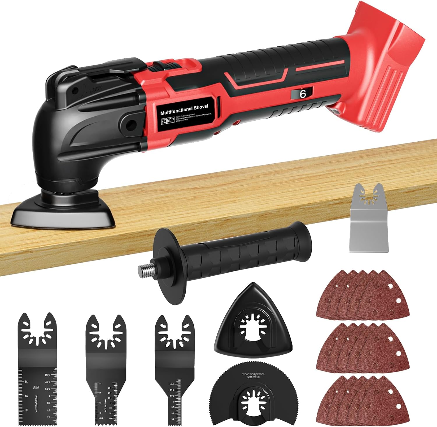 Milwaukee 18V Cordless Oscillating Multi-Tool Kit - 6 Speed Sanding Cutting Tool 1 sander tool cordless milwaukee