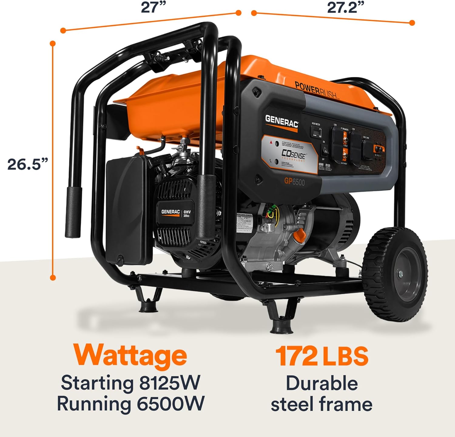 Generac 8,125W Portable Generator: Power When You Need It! 7 Generac 8,125W Portable Generator: Power When You Need It! - Image 7