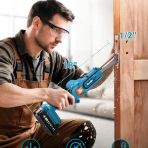 Powerful 1/2×18 Belt Sander 6 Speed Metal Wood Plastic Grinding Tool