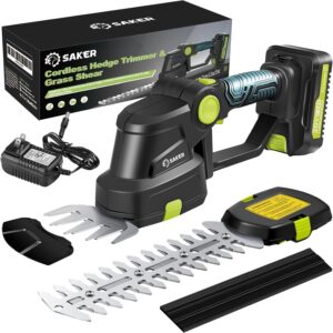 Transform Your Garden: Saker Cordless Hedge Trimmer Review