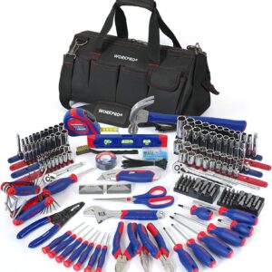 WORKPRO 322-Piece Complete DIY Home Tool Set – Essential Repair Kit with Bag