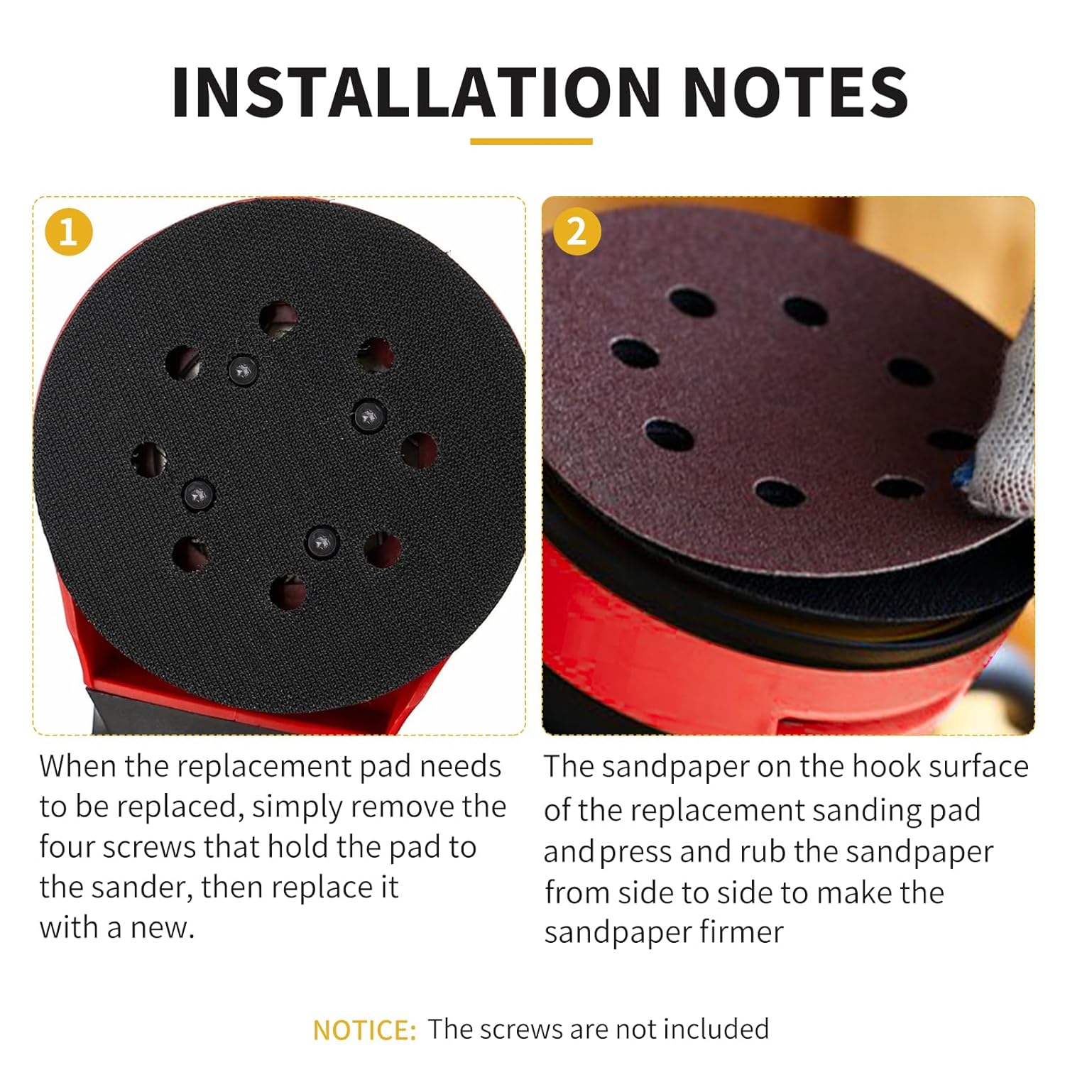 Milwaukee 5" 8-Hole Hook and Loop Sander Pad Replacement - 2 Pack 5 Milwaukee 5" 8-Hole Hook and Loop Sander Pad Replacement - 2 Pack - Image 5