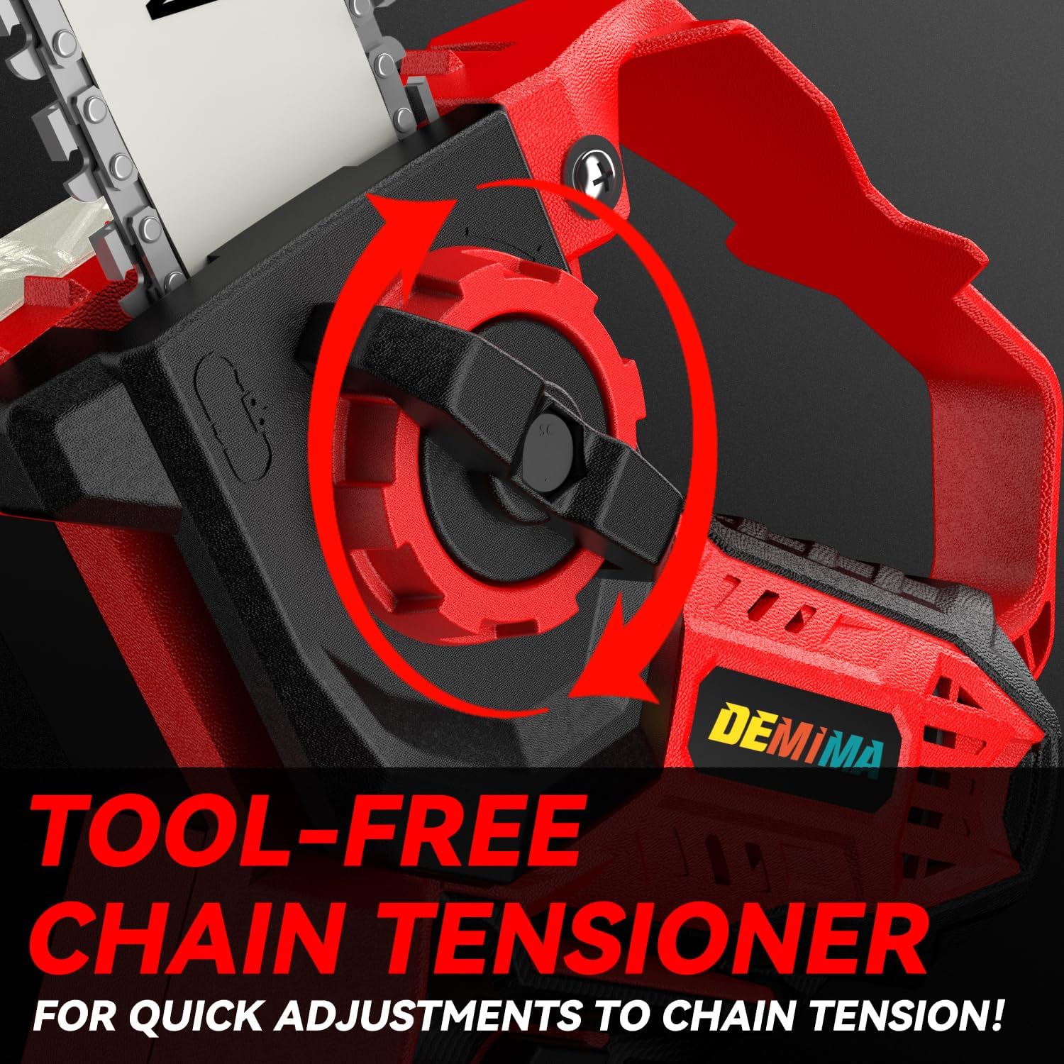 Cordless Mini Chainsaw 8/6" 2-in-1 Brushless Motor Wood Pruning Saw M18 7 Cordless Mini Chainsaw 8/6" 2-in-1 Brushless Motor Wood Pruning Saw M18 - Image 7