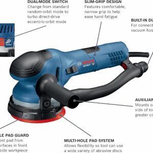 Bosch GET65-5N Dual-Mode 5″ Random Orbit Sander | Professional Tool