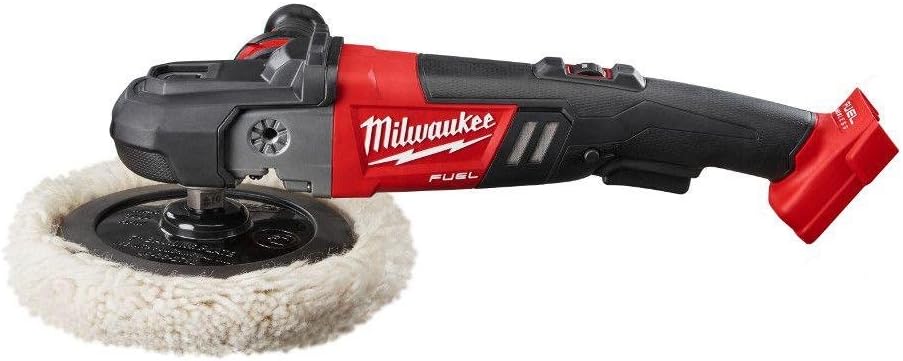 Milwaukee M18 Fuel Brushless 7" Cordless Polisher - High-Performance Detailing Tool 1 Milwaukee 2738-20 M18 18-Volt Fuel Lithium-Ion Brushless Cordless 7 inch Variable Speed Polisher (Tool-Only)