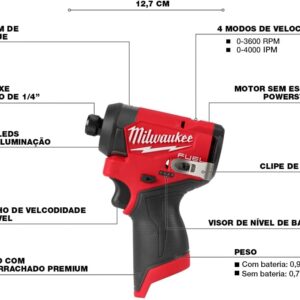 Milwaukee M12 FUEL 1/4 Hex Impact Driver – Powerful Compact Tool