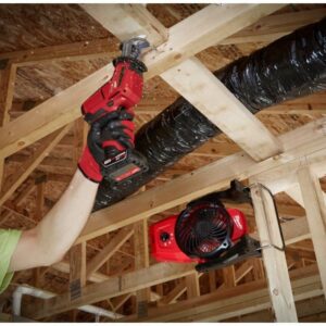 Milwaukee M12 Cordless 4″ Jobsite Fan | Lightweight Portable Cooling Tool